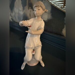 Lladro Manicure girl figurine